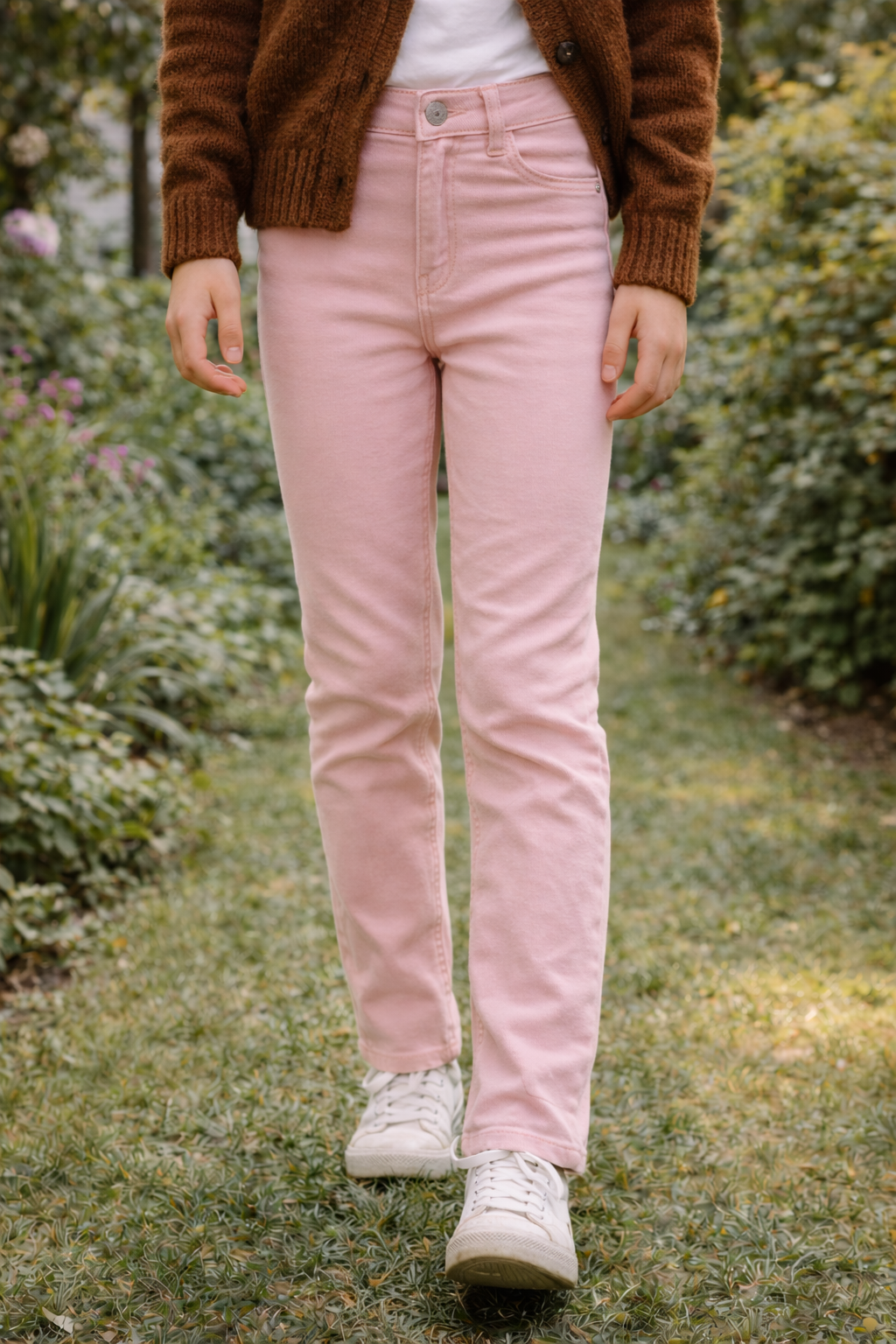 Pantalon fille écoresponsable – ROSE DOUCEUR