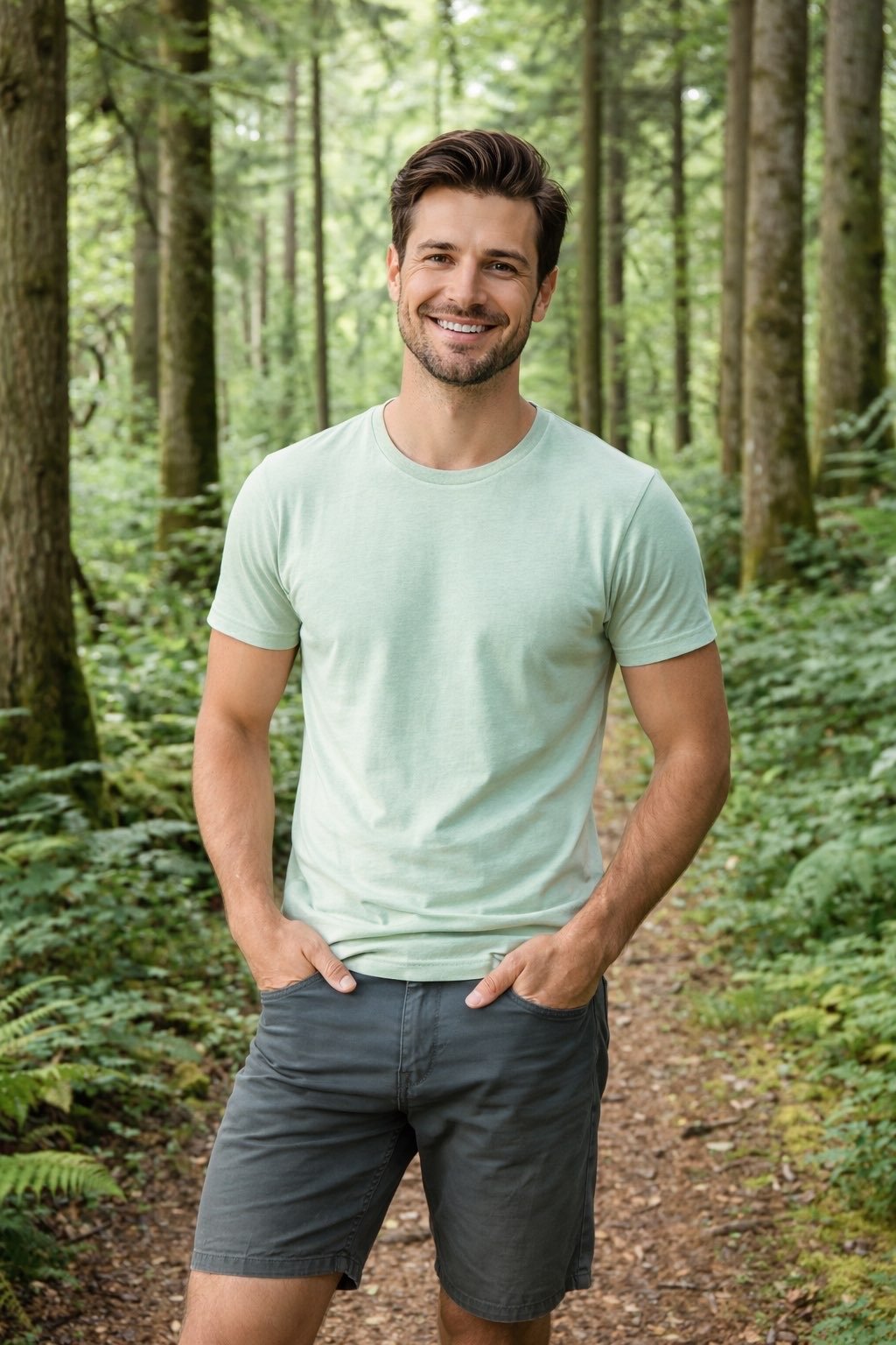 Images pour la boutique d'un Homme avec un t-shirt ecologique